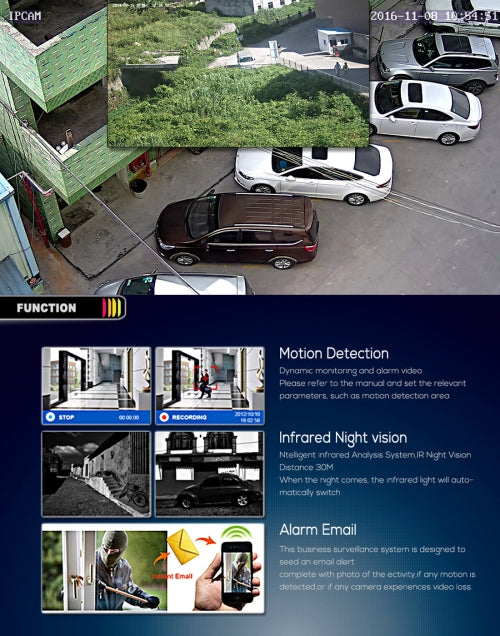 A2B5 720P 1.0 Mega Pixel 2 x Bullet AHD Cameras AHD DVR Kit, Support Night Vision / Motion Detection, IR Distance: 20m, A2B5 Kit A2B5 720P 1.0 Mega Pixel 2 x Bullet AHD Cameras AHD DVR Kit, Support Night Vision / Motion Detection, IR Distance: 20m, A2B5 Kit